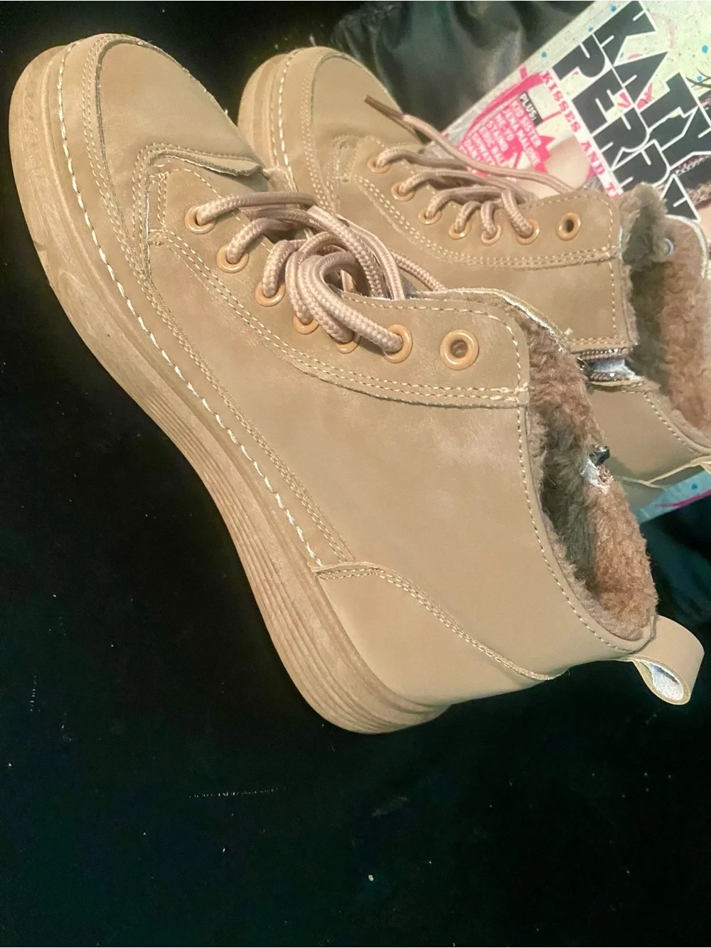 BBS Men's Casual Lace-Up Boots in Tan Sz. 8.5/9
